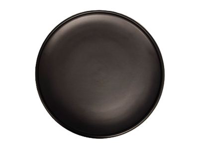 Plato redondo negro