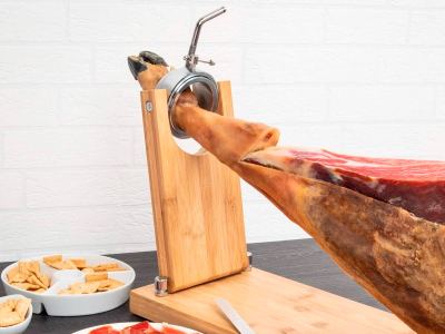 Jamonero plegable madera