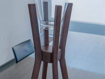 Soporte madera para cubitera