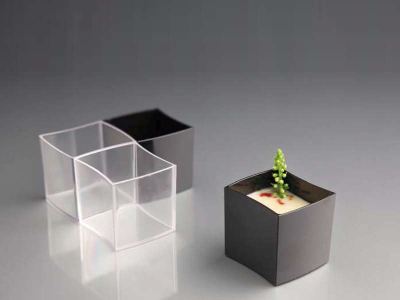 Vasito cubo ondas 6,5cl