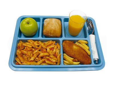 Bandeja autoservicio colegio 6 comp. EN 1/2