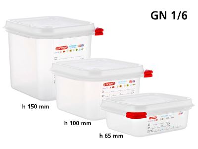 Hermético GN 1/6 PP