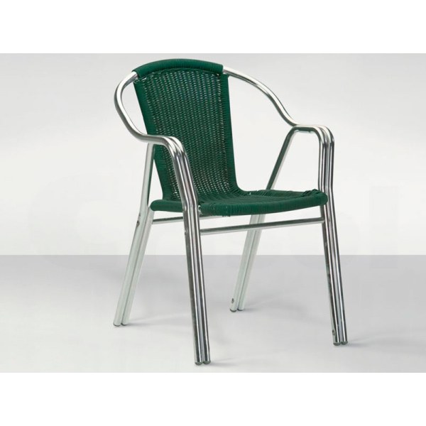Sillón doble tubo Trenzado