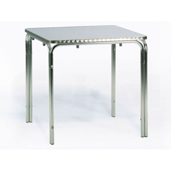 Mesa Inox repulsada cuadrada