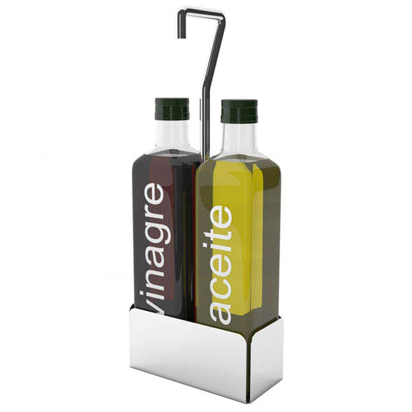 Soporte inox 2 cavidades