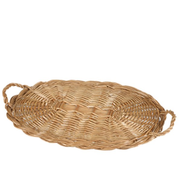 Salvamanteles oval mimbre
