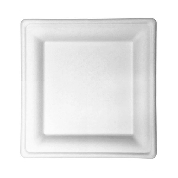 Pack 50 platos cuadrados
