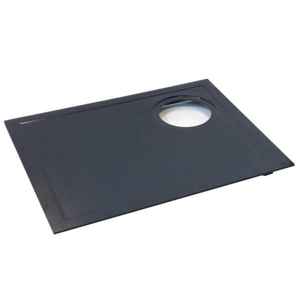 Bandeja perforada negra