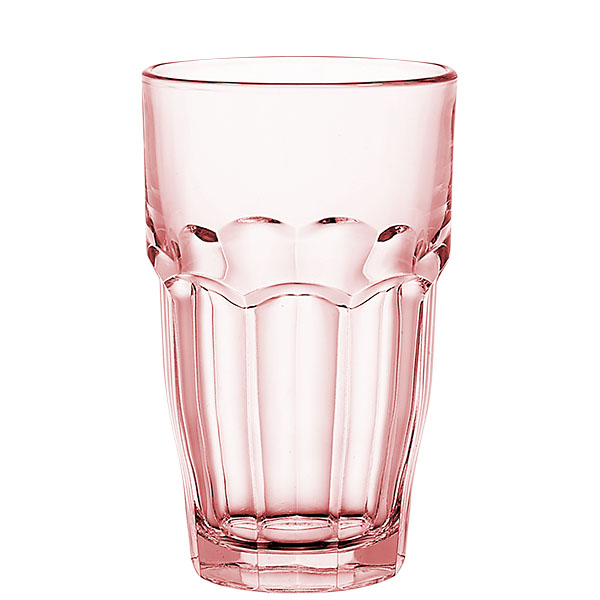 Vaso alto rojo