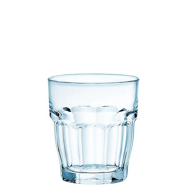 Vaso bajo azul
