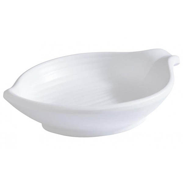 Mini cuenco hoja Blanco