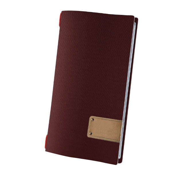 Portacartas JUTA A4R Burdeos