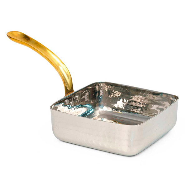 Mini sartén cuadrada inox