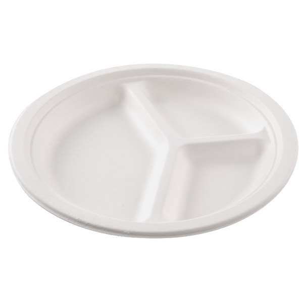 Pack 50 Plato 3 compartimentos