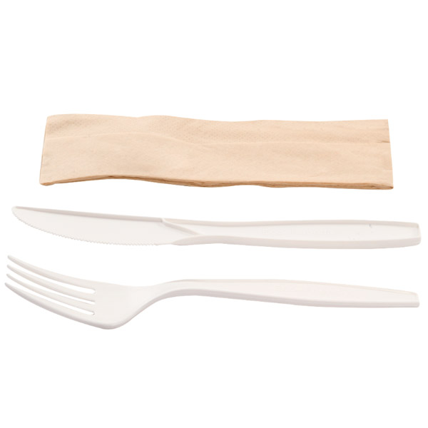 Pack 50 Sets (Tenedor+cuchillo+servilleta)