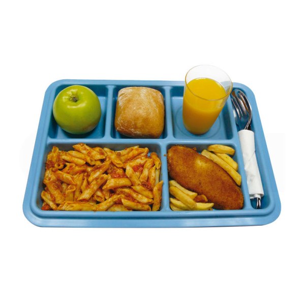 Bandeja autoservicio colegio 6 comp. EN 1/2