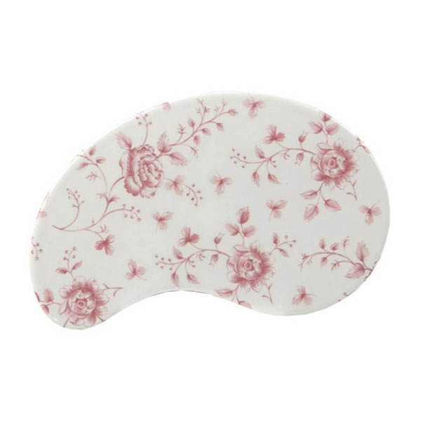 Fuente oval Rose Chintz Cramberry