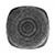 Bol cuadrado Charcoal Black
