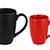 NEOFUSION Mug Flora 45 cl Ø 9,2 x h13,1 cm y Mug Flora 30 cl Ø 8 x h10,8 cm
