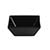 Mini bol cuadrado Negro